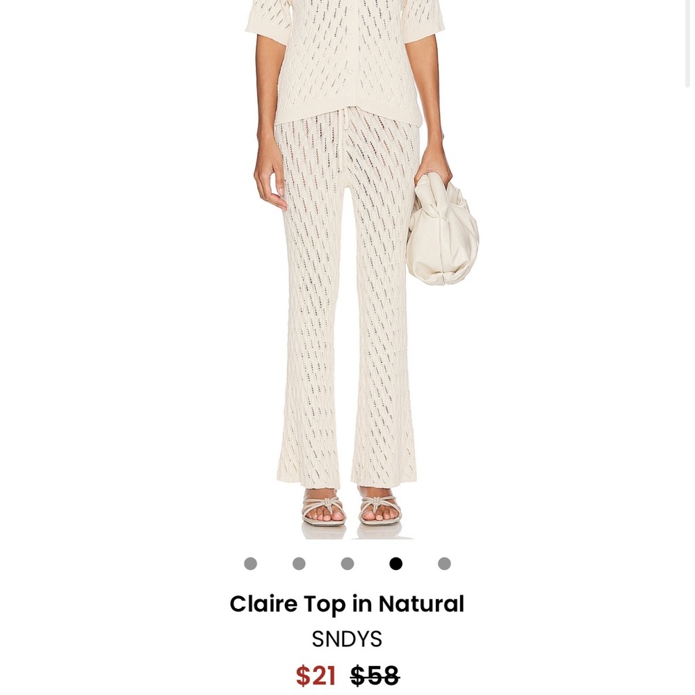 SNDYS Natural Knit Top